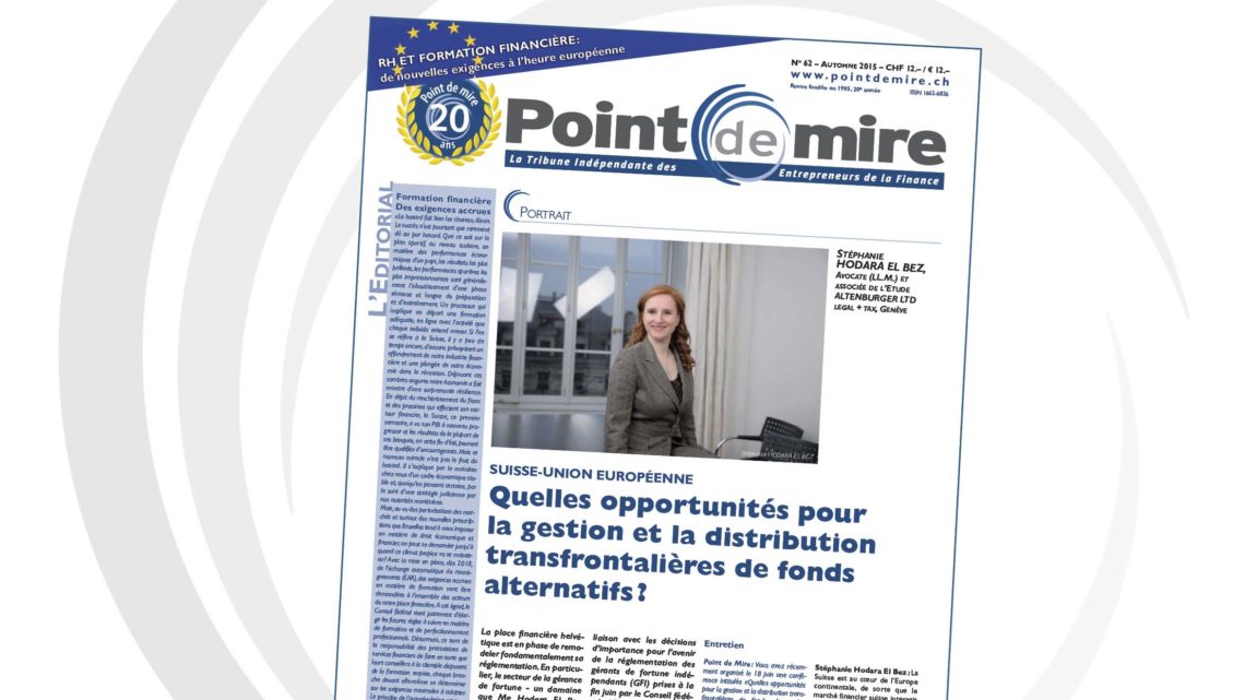 Ils ont fait la une de «Point de Mire» – 30 ans